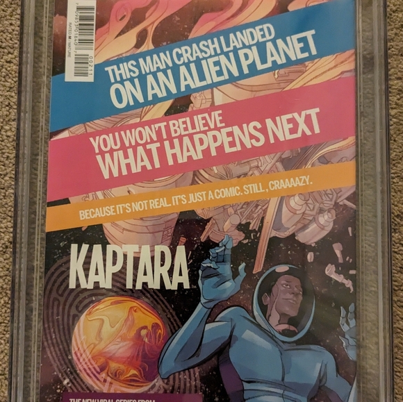 Descender # 2 4/15 CGC 9.8 Image Comics *Signed by Jeff Lemire* - Picture 2 of 3